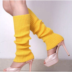 Leg Warmers In Dark Yellow